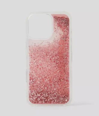 HUSĂ LOGO GLITTER PENTRU IPHONE 16 PRO MAX