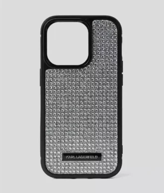 HUSĂ LOGO RHINESTONE PENTRU IPHONE 16 PRO MAX