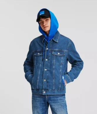 JACETĂ DIN DENIM CU CROI REGULAR