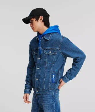 JACETĂ DIN DENIM CU CROI REGULAR