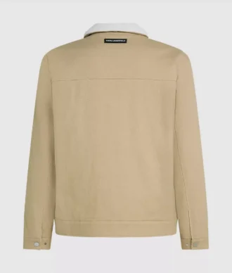 Jacheta cu guler din fleece