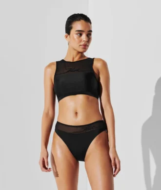 K/SIGNATURE SLIP DE BIKINI CU TALIE ÎNALTĂ