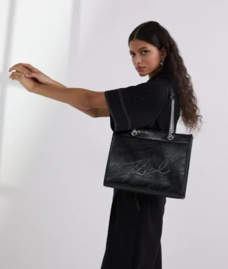 K/SKUARE MEDIUM STUDDED TOTE BAG