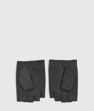 Mănuși din denim fără degete