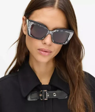 Ochelari de soare cu logo gros