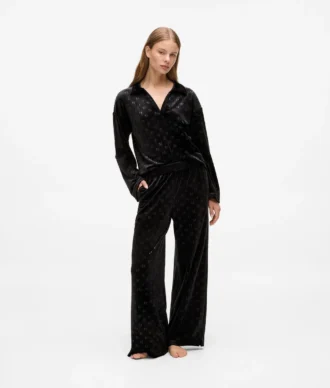 Pantaloni de trening cu monogramă