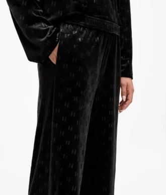 Pantaloni de trening cu monogramă