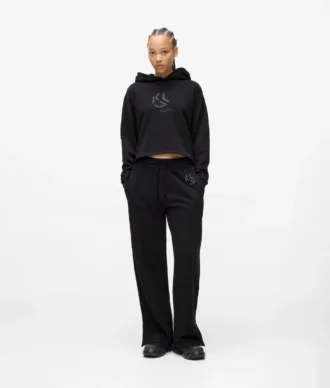 Pantaloni de trening cu monogramă și ținte