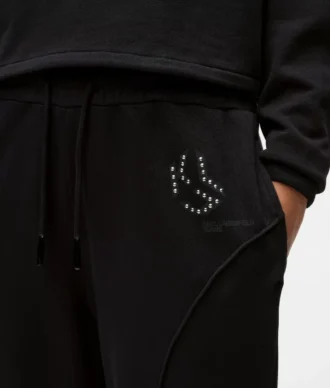 Pantaloni de trening cu monogramă și ținte