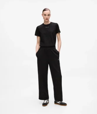 Pantaloni de trening cu strasuri