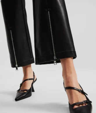 PANTALONI DIN IMITAȚIE DE PIELE