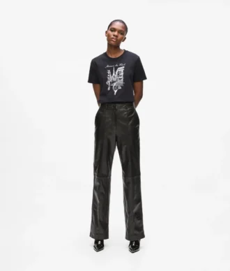 Pantaloni din piele
