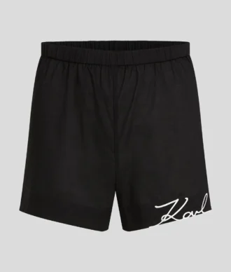 PANTALONI SCURȚI DE PLAJĂ K/SIGNATURE
