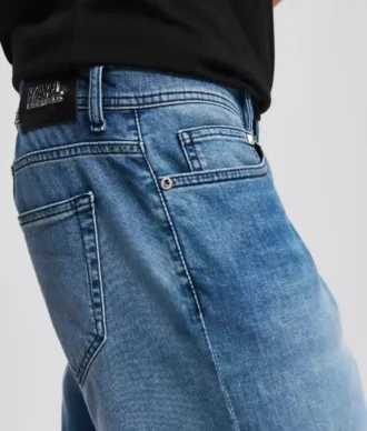 PANTALONI SCURȚI DIN DENIM