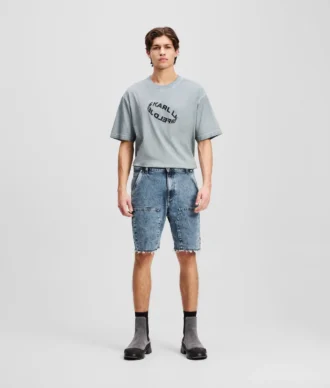 PANTALONI SCURȚI DIN DENIM CARPENTER